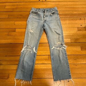 Vintage Ripped Levi's - size 24